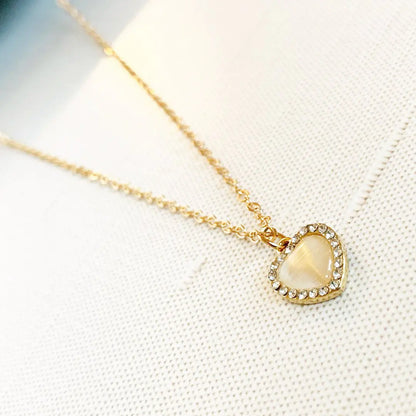 Perfect Christmas Gift: Sterling Silver Heart Necklace with Gold Plating – Thoughtful Jewellery for Girlfriends & Mothers | 19” Chain + Extender